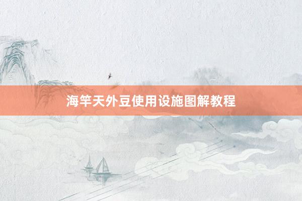 海竿天外豆使用设施图解教程